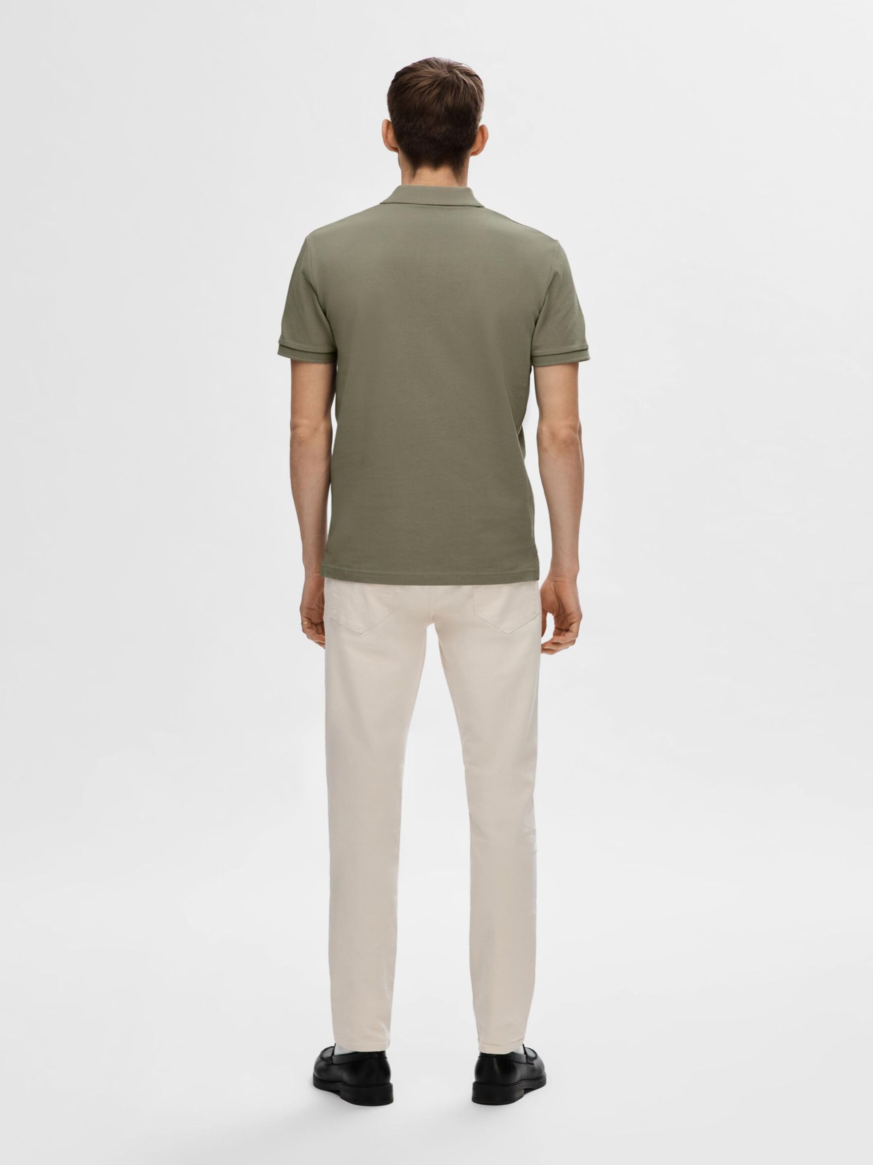 KOSZULKA POLO, Vetiver, highres