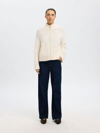LAINE MÉLANGÉE CARDIGAN, Birch, highres