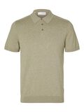 Selected GESTRICKTES POLO SHIRT, Vetiver, highres - 16092437_Vetiver_1078017_001.jpg