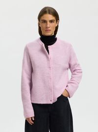 ULLBLANDING CARDIGAN, Winsome Orchid, highres