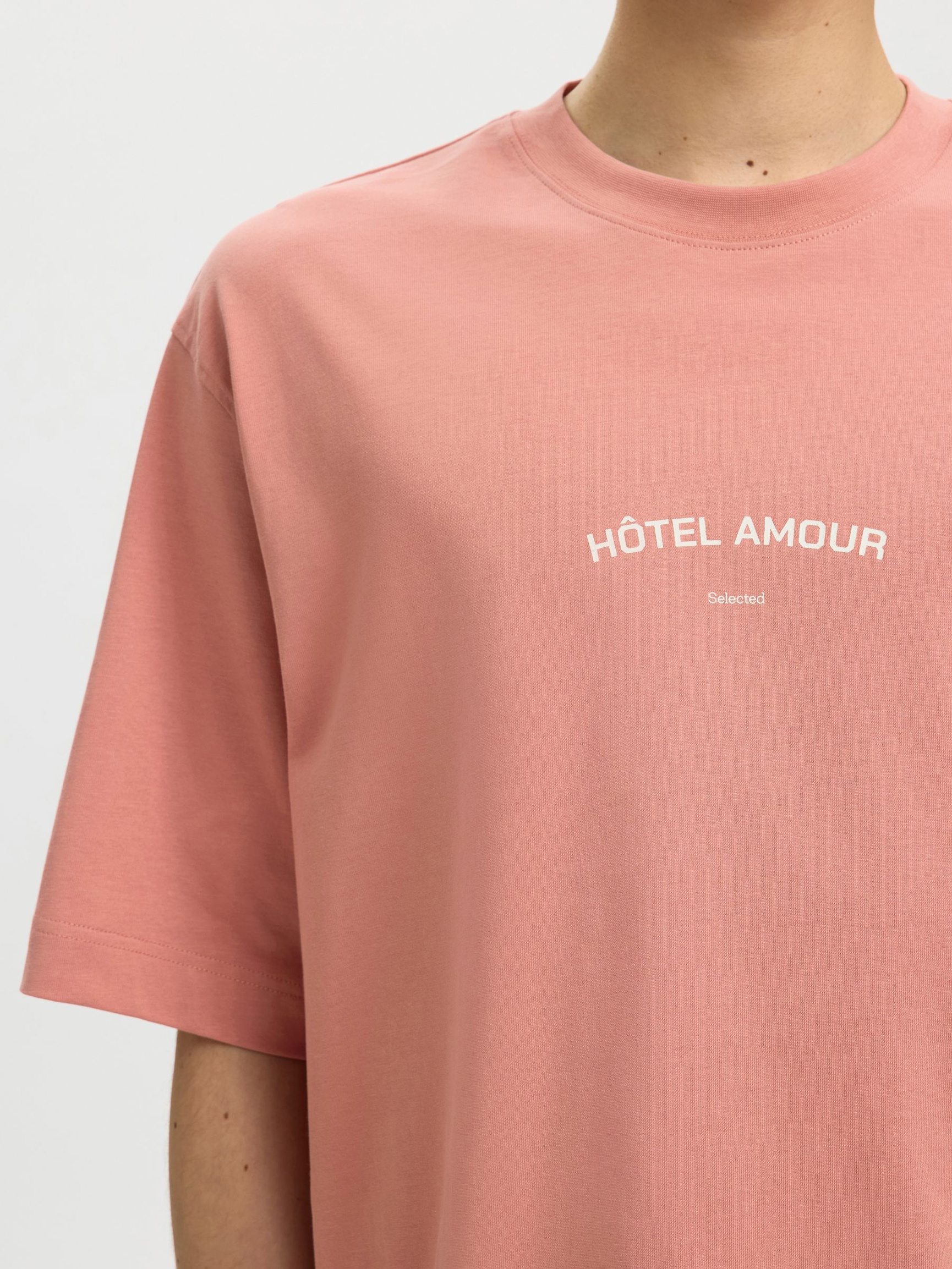 BOXY FIT T-SHIRT, Rose Dawn, highres