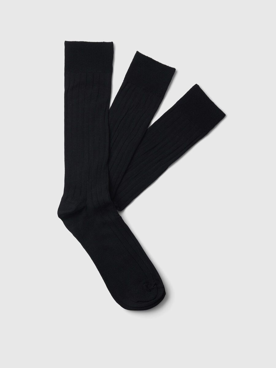 Selected 3 PACK SOCKS, Black, highres - 16098223_Black_001.jpg