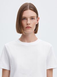 KLASSISK T-SKJORTE, Bright White, highres