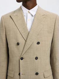 SLIM FIT ZWEIREIHIGER BLAZER, Sand, highres