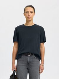 BOXY T-SHIRT, Dark Sapphire, highres