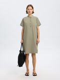 Selected TEJIDO DE ALGODÓN VESTIDO MINI, Vetiver, highres - 16097963_Vetiver_003.jpg