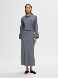 CROPPED JEANSJACKE, Medium Blue Denim, highres