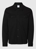 Selected REGULAR FIT OVERSHIRT, Black, highres - 16098110_Black_001.jpg