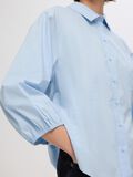 Selected COTTON 3/4 SLEEVED SHIRT, Cashmere Blue, highres - 16097362_CashmereBlue_006.jpg