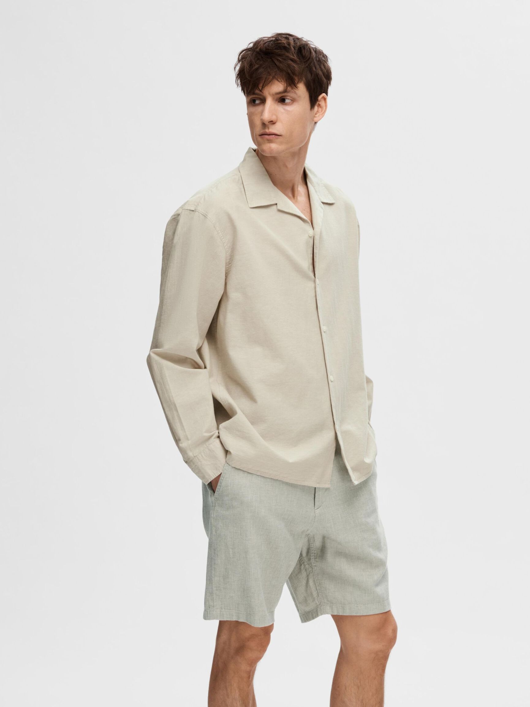 LANGÄRMELIGES HEMD, Pure Cashmere, highres