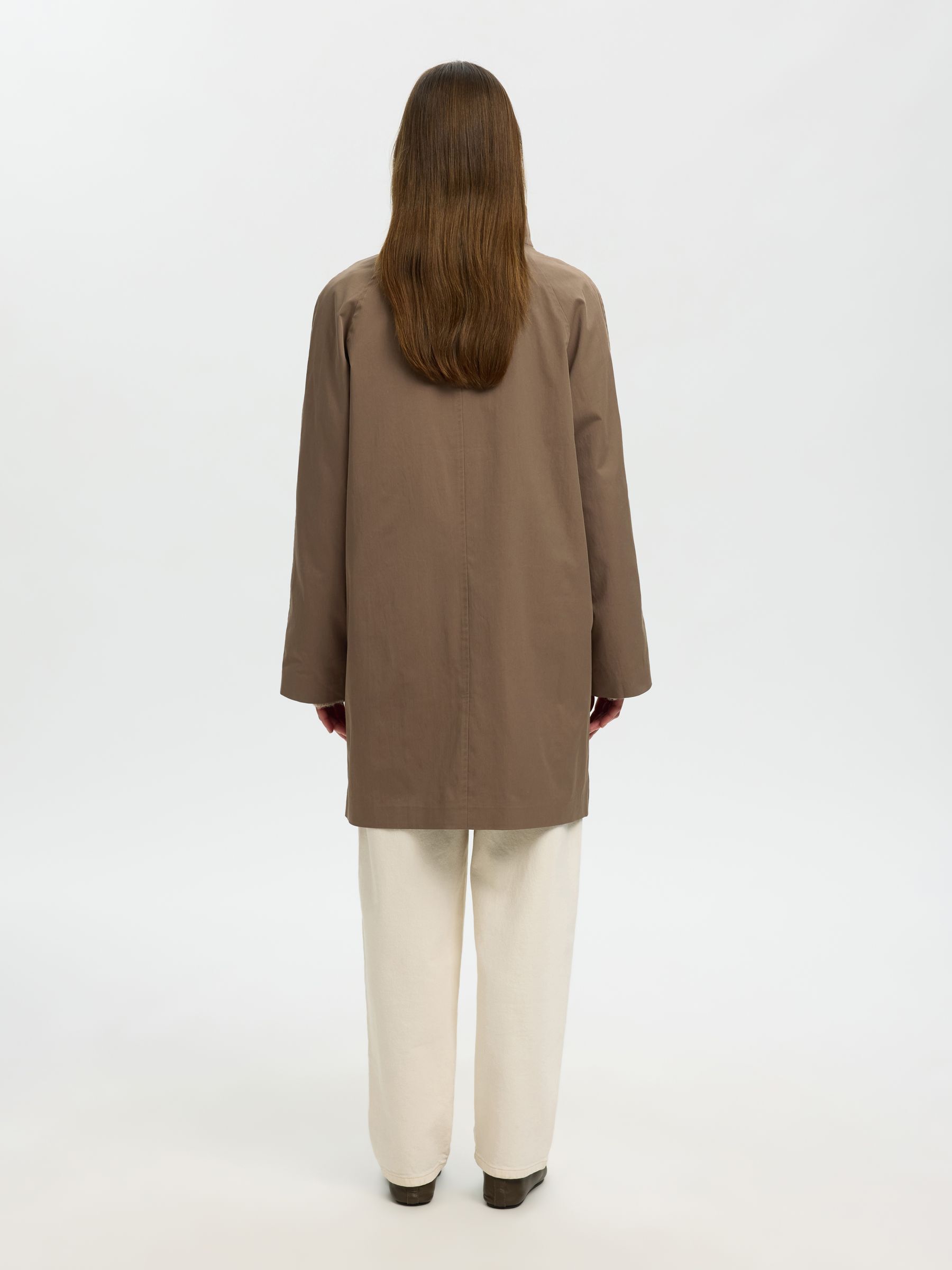 LONG  TRENCHCOAT, Chocolate Chip, highres