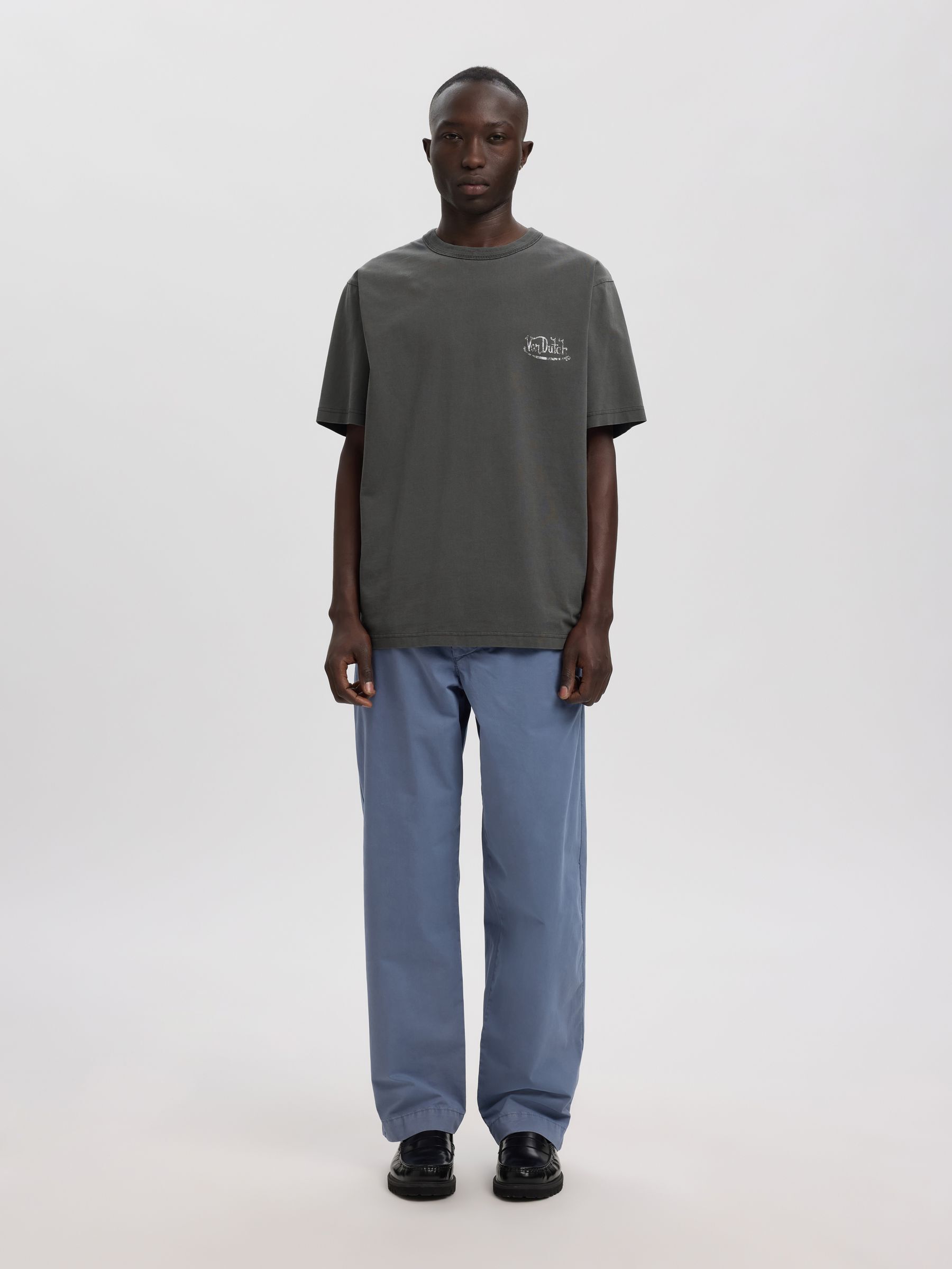 PRINTED CREWNECK T-SHIRT, Forged Iron, highres