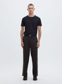 SHORT-SLEEVED T-SHIRT, Black, highres