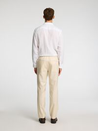 STRAIGHT-FIT PANTALON, Oatmeal, highres