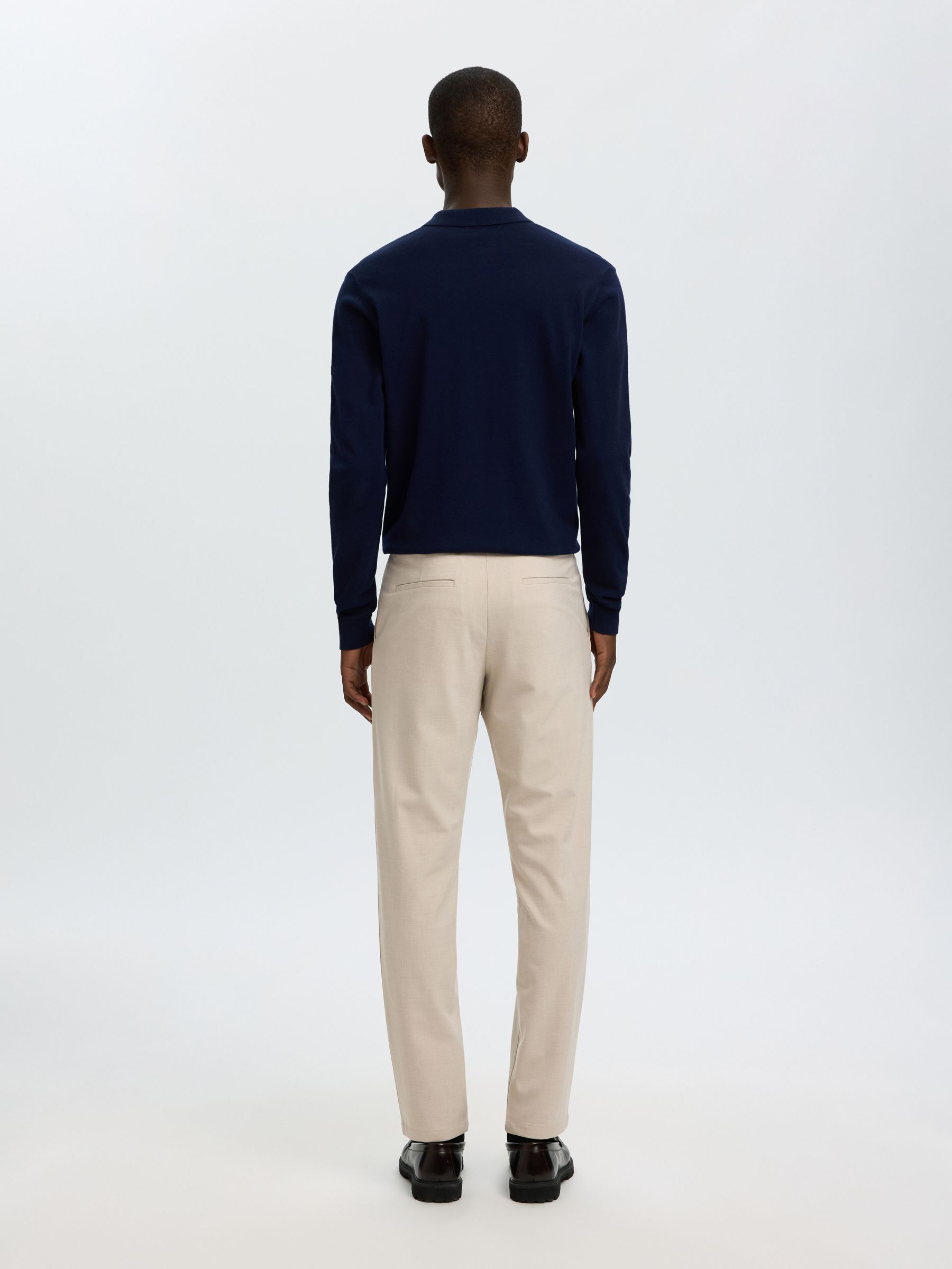 175 SLIM-FIT TROUSERS, Egret, highres