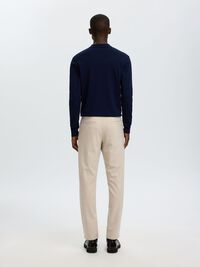 175 SLIM-FIT TROUSERS, Egret, highres