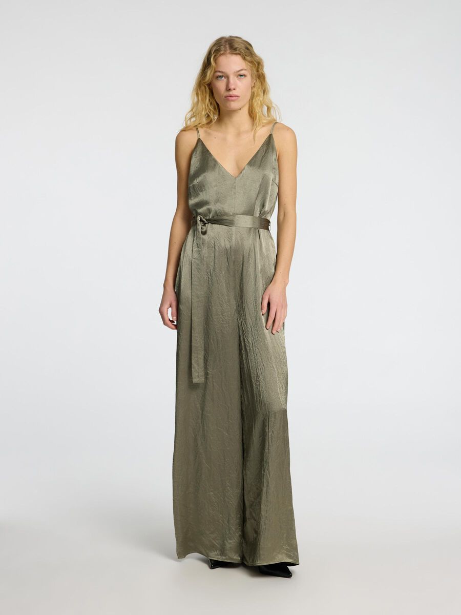 Selected SLEEVELESS JUMPSUIT, Vetiver, highres - 16097104_Vetiver_003.jpg
