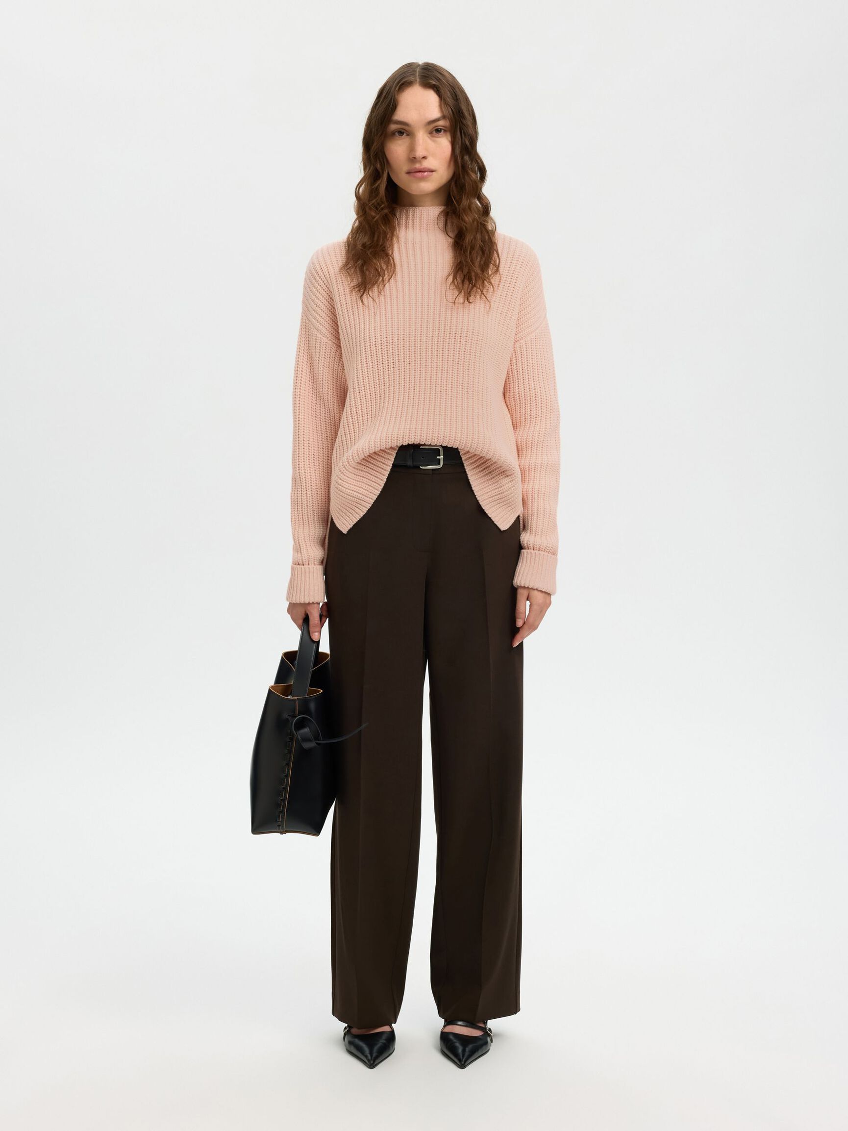 OVERSIZED JUMPER, Pale Dogwood, highres