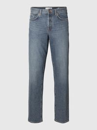 KLASYCZNE JEANSY ZWĘŻANE, Blue Denim, highres