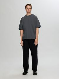 SURDIMENSIONNÉ À MANCHES COURTES T-SHIRT, Asphalt, highres