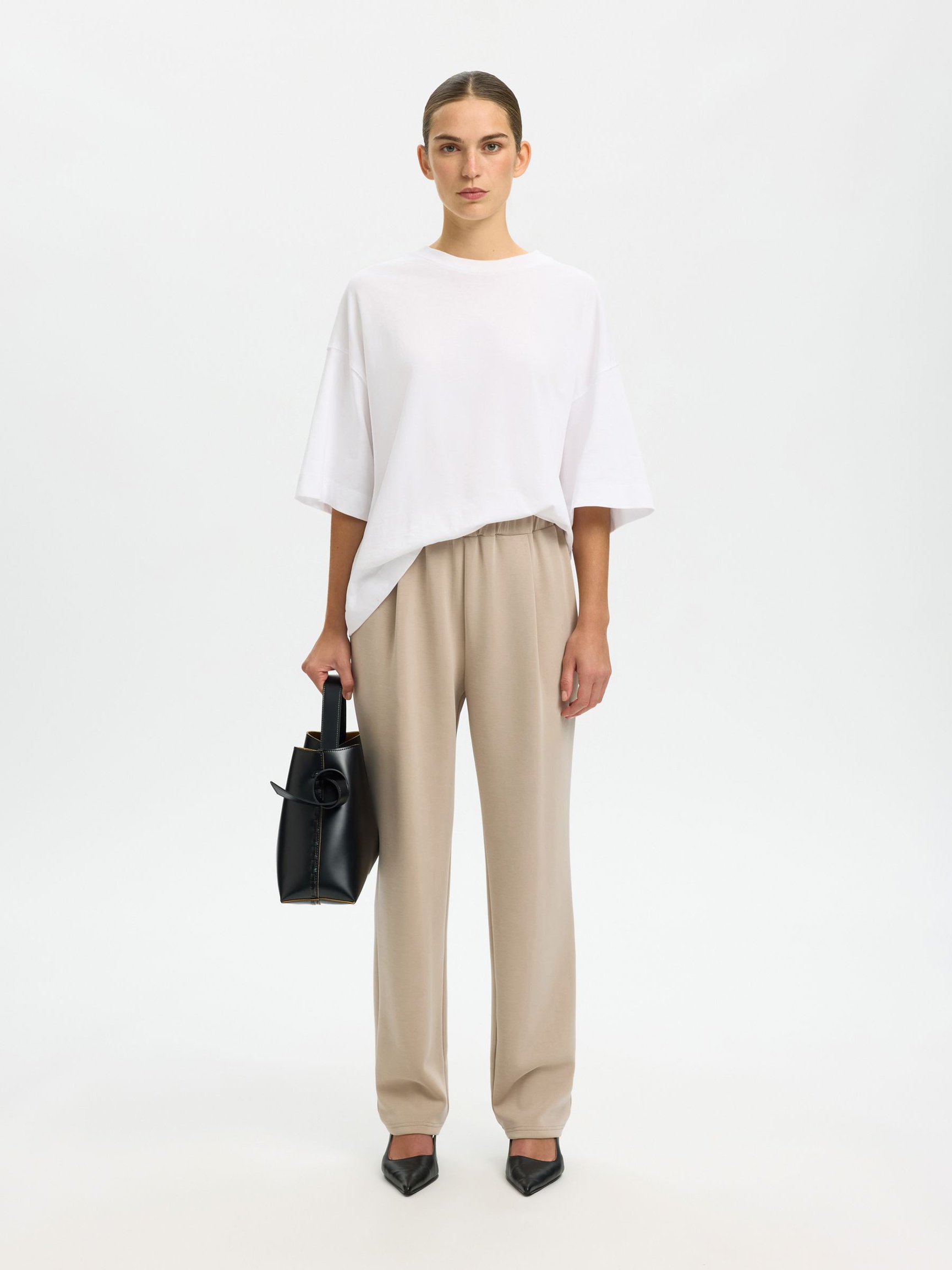 REGULAR FIT TROUSERS, Pure Cashmere, highres