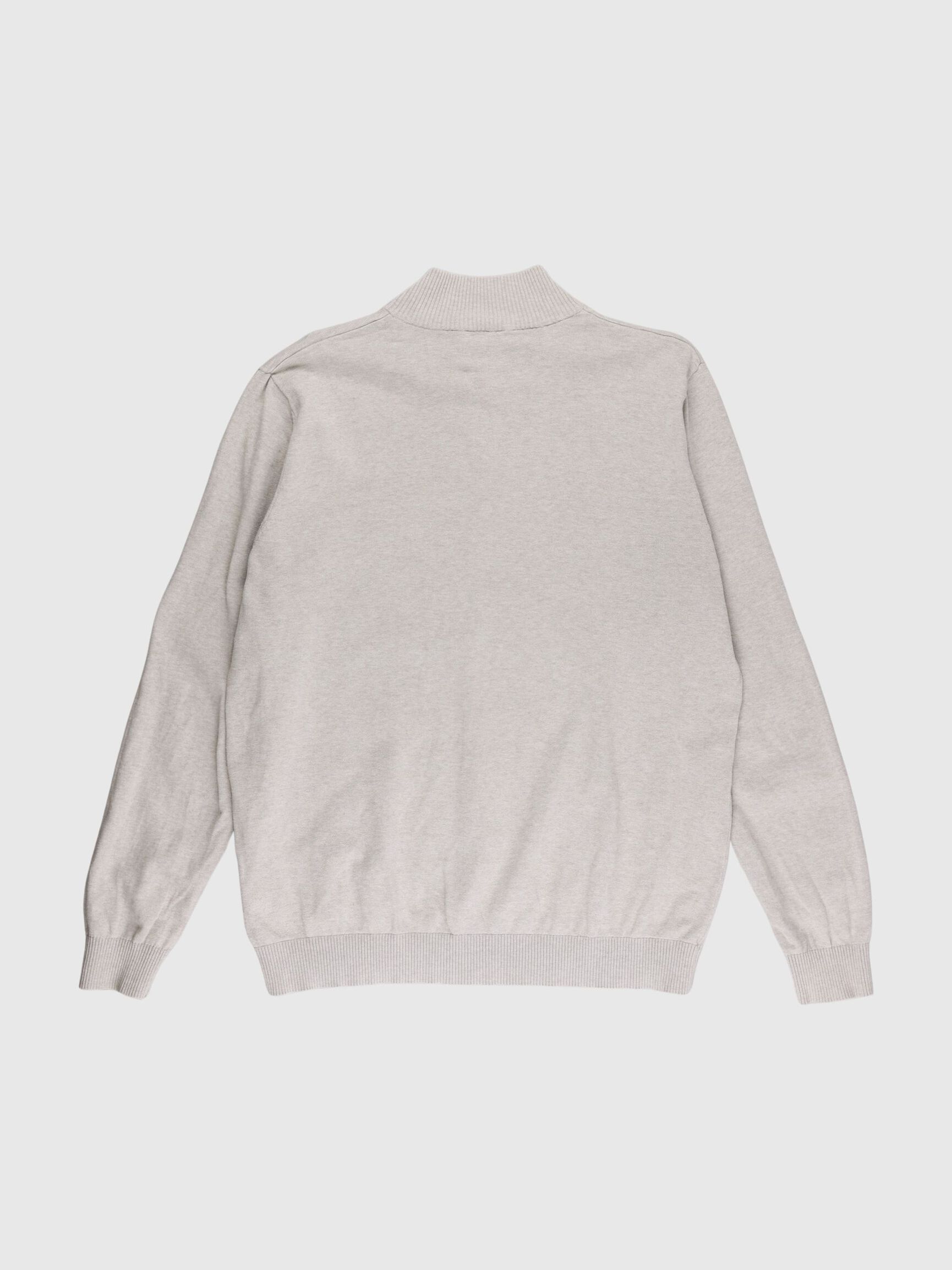 HALF ZIP - JUMPER, Sand, highres