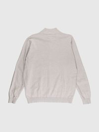 HALF ZIP - JUMPER, Sand, highres