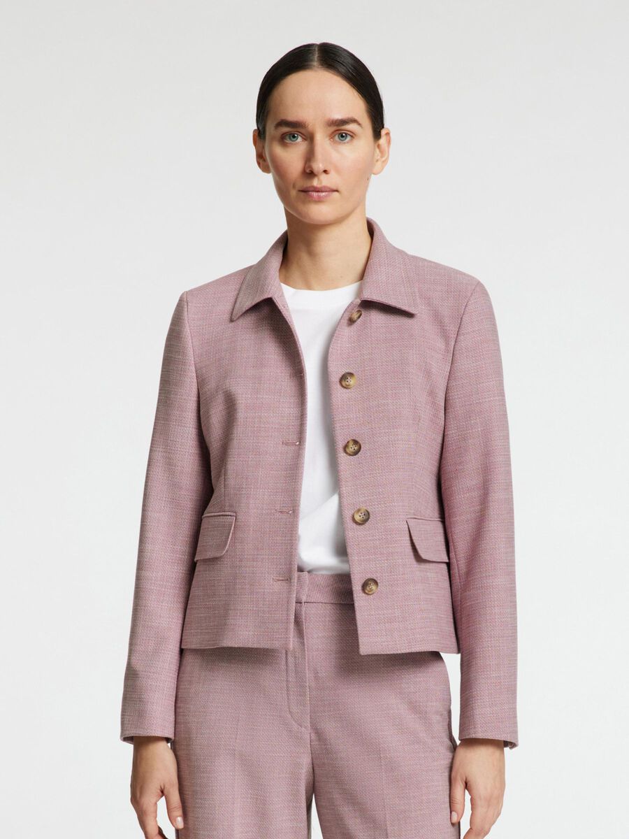 Selected VISCOSEMIX NAUWSLUITEND BLAZER, Bleached Mauve, highres - 16098324_BleachedMauve_1200450_003.jpg