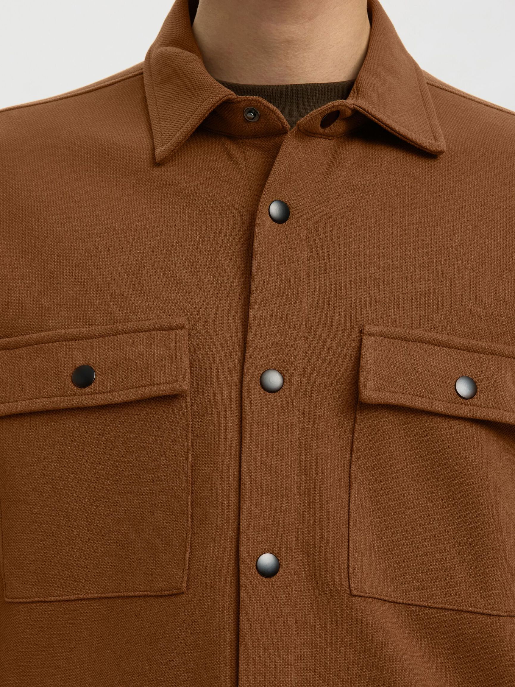 CLASSIC OVERSHIRT, Toffee, highres