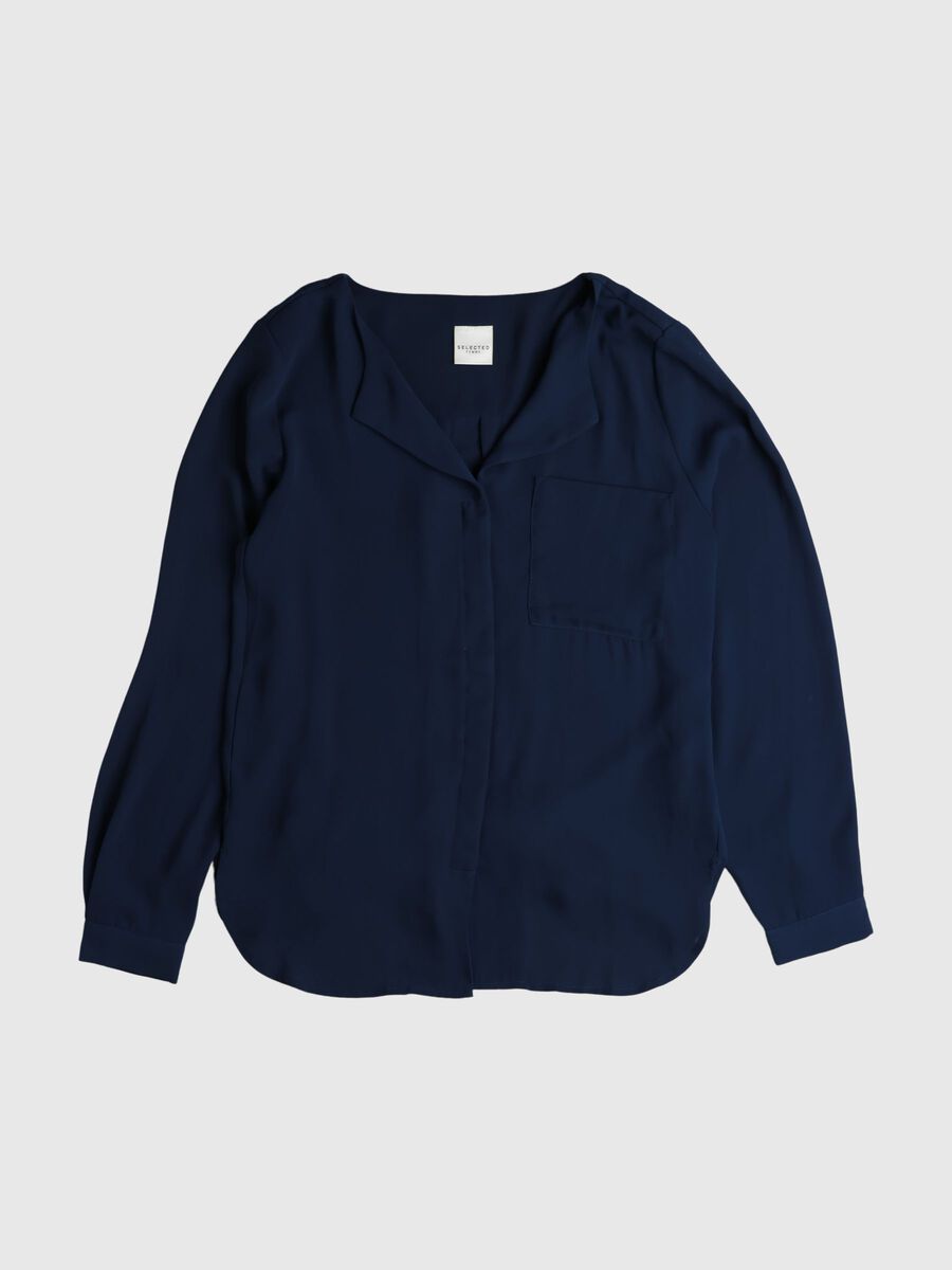 Selected LOOSE FIT - CAMISA, Navy Blazer, highres - 80000053_NavyBlazer_001.jpg