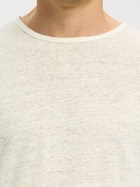 LIN T-SKJORTE, Egret, highres