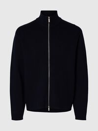 RELAXED FIT STRICKJACKE, Sky Captain, highres