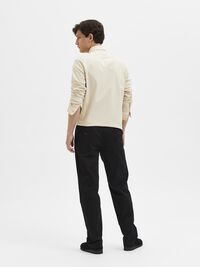 196 JAMBE DROITE CHINOS, Black, highres