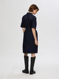 Selected SHORT SLEEVED DENIM DRESS, Dark Blue Denim, highres - 16097328_DarkBlueDenim_004.jpg