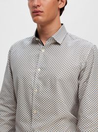 SLIM FIT SHIRT, White, highres