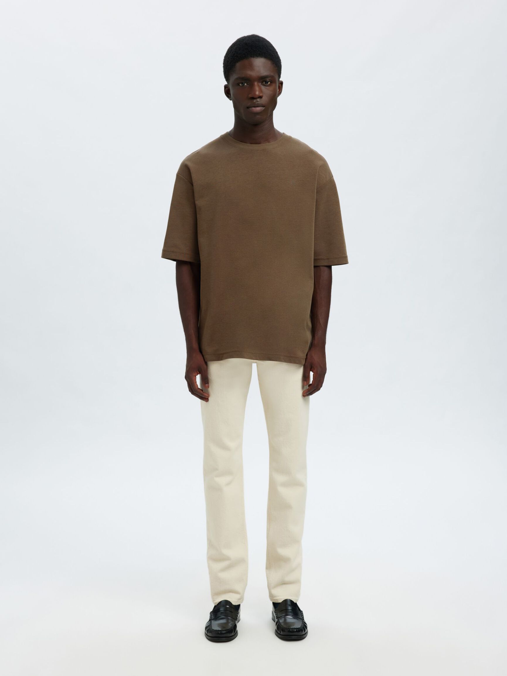 LOOSE FIT T-SHIRT, Chocolate Chip, highres