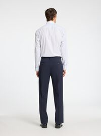 100% COTTON SLIM FIT SHIRT, Bright White, highres