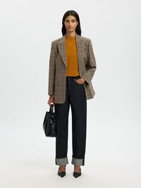 BOXY T-SHIRT, Golden Brown, highres