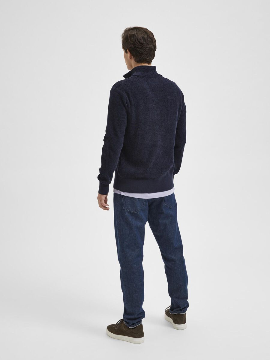 Selected HIGH NECK REISSVERSCHLUSS PULLOVER, Sky Captain, highres - 16087985_SkyCaptain_004.jpg