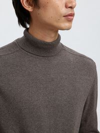 MANCHES LONGUES ET COL ROULÉ PULLOVER, Morel, highres