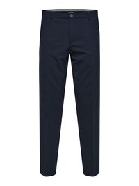 SLIM FIT WOOL BLEND SUIT TROUSERS, Navy Blazer, highres