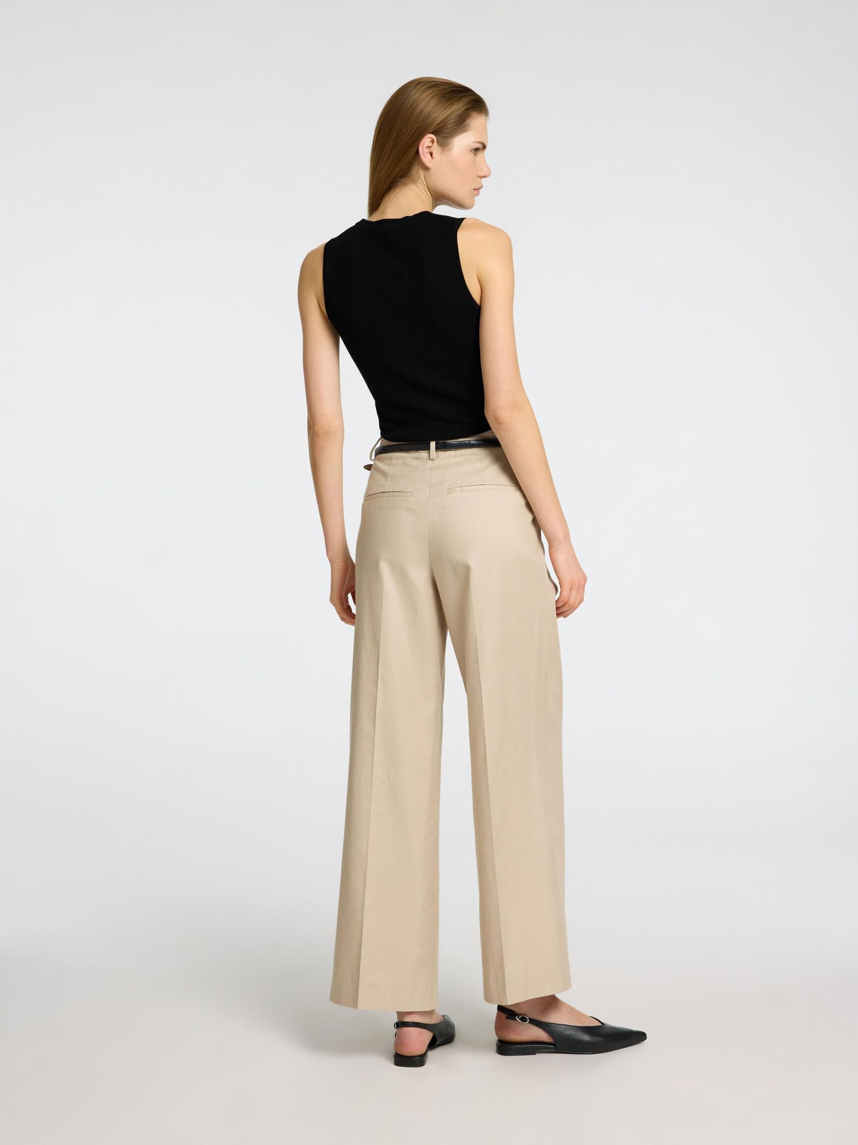 WOLMIX GEBREIDE TOP, Black, highres