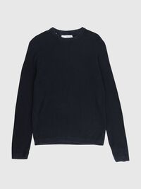 WAFELGEBREID SWEATER, Black, highres