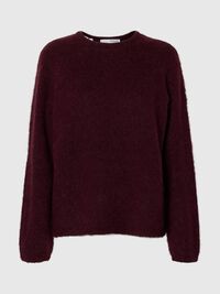 ULLBLANDING STRIKKET PULLOVER, Fig, highres