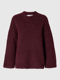 Selected OVERSIZED WOOL BLEND JUMPER, Zinfandel, highres - 16095599_Zinfandel_001.jpg