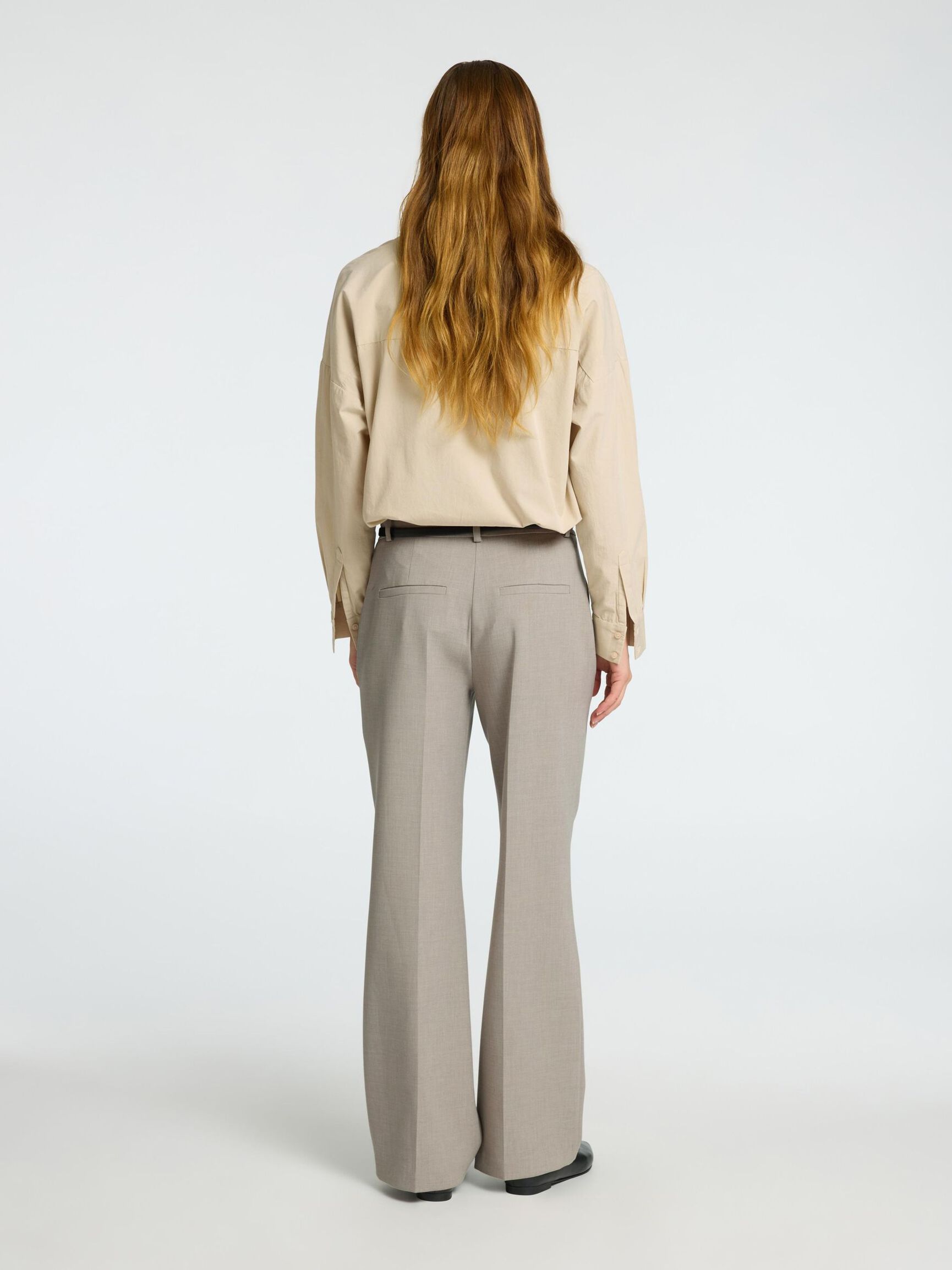 TAILORED WIDE-LEG TROUSERS, Island Fossil, highres