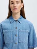 Selected DENIM SHORT SLEEVED SHIRT, Light Blue Denim, highres - 16097728_LightBlueDenim_006.jpg