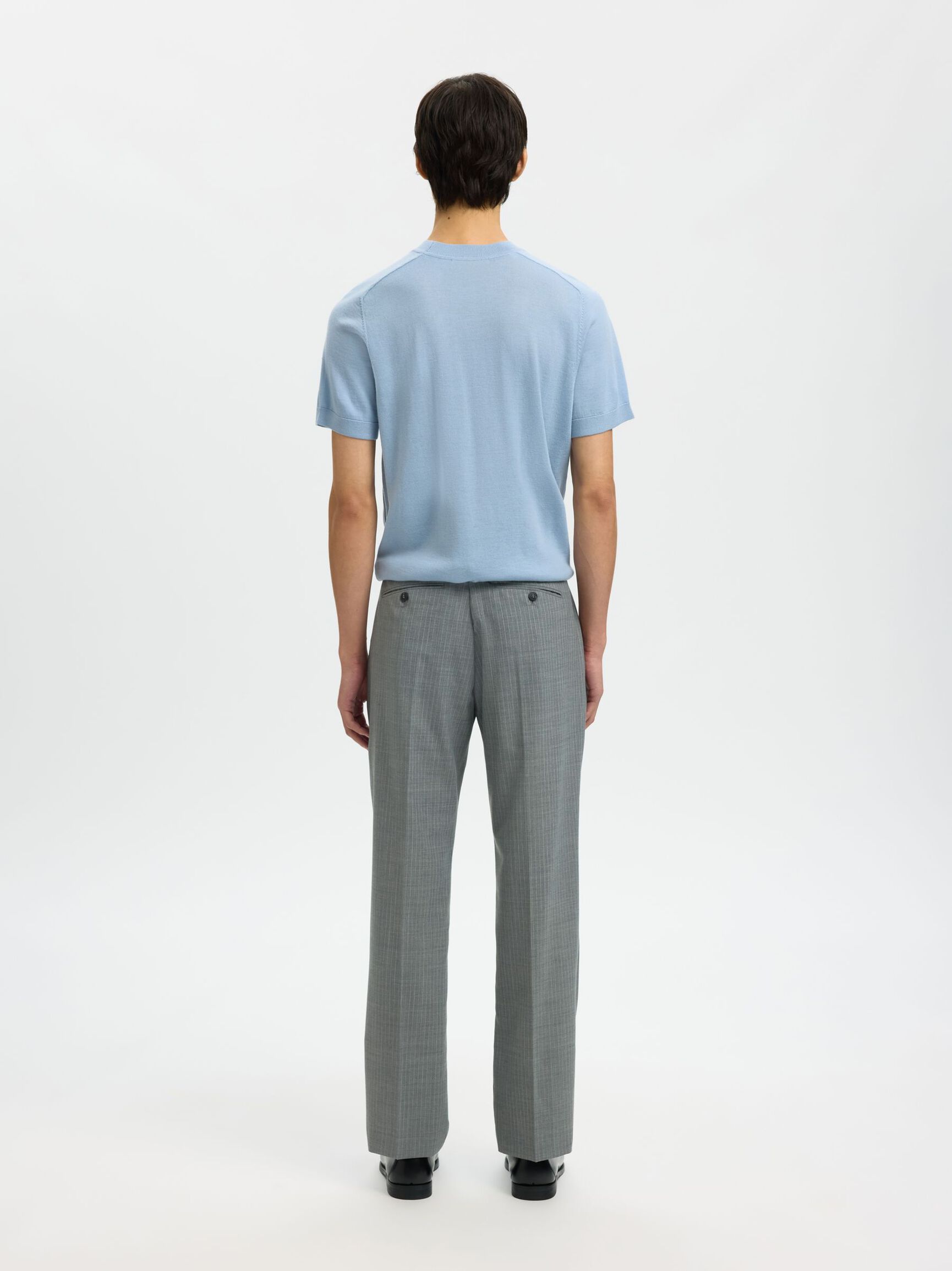 ULLBLANDING REGULAR DRESSBUKSER, Grey, highres