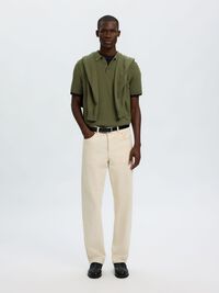KNITTED POLO SHIRT, Kalamata, highres