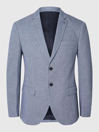 EINREIHIGER SLIM FIT BLAZER, Chambray Blue, highres